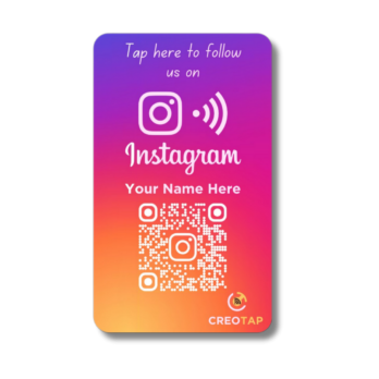Instagram TAP Card